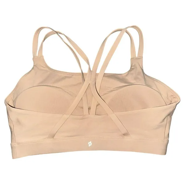 Peloton Women’s Size 1X Nude Tan Cadent Strappy Elevate Sports Bra - Image 3