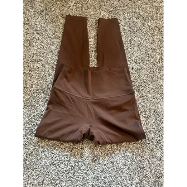 Fern‎ Fitness Core High Waisted Leggings Espresso Brown Womens Small Activewear - Image 3