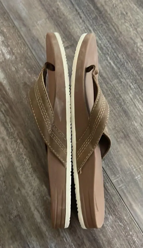 Womens Reef Flip Flop Sandals in Tan Brown - Image 4