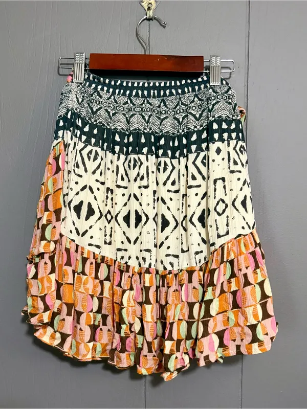 FREE PEOPLE Naomi Boho Printed Skirt - Image 4