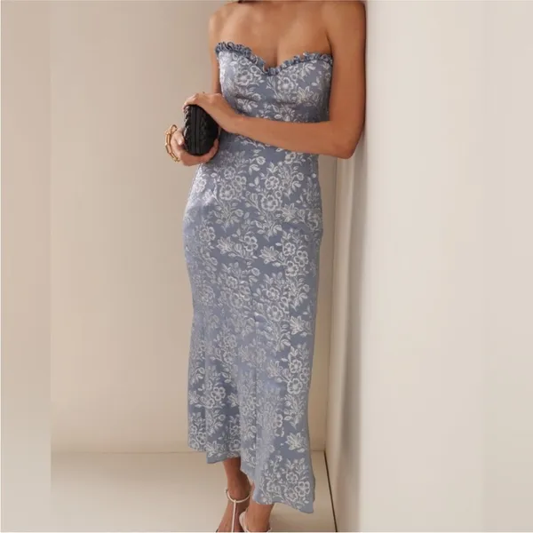 Markarian Odelina Brocade Midi Dress NWT - Image 5
