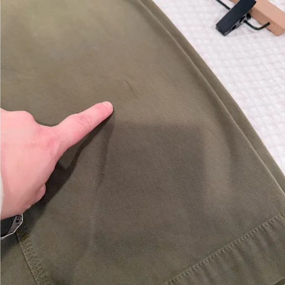 A.L.C. Frank Wide Leg Sailor Pants in Army Green Cropped size 0 - Image 7