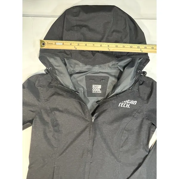 32 Degrees Cool Michigan Tech Huskies Womens Medium M Full Zip Hooded Jacket - Image 11