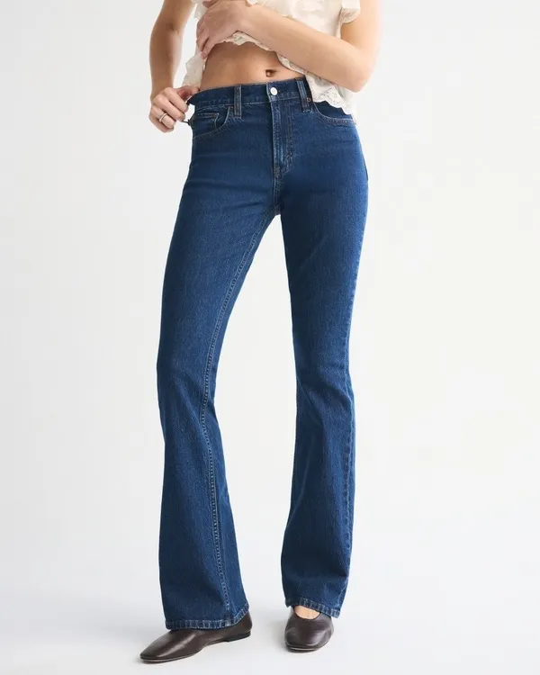 Abercrombie High Rise Bootcut Jeans - Image 2