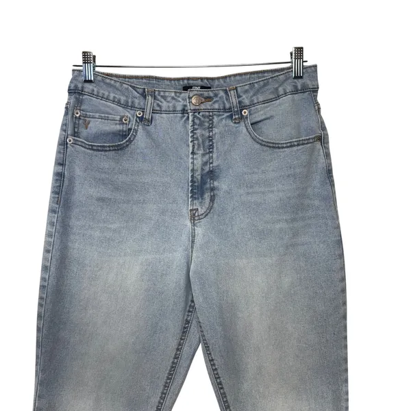 Frye Womens High Rise Straight Leg‎ Jeans Light Wash Blue Size 10/30 Stretch - Image 3
