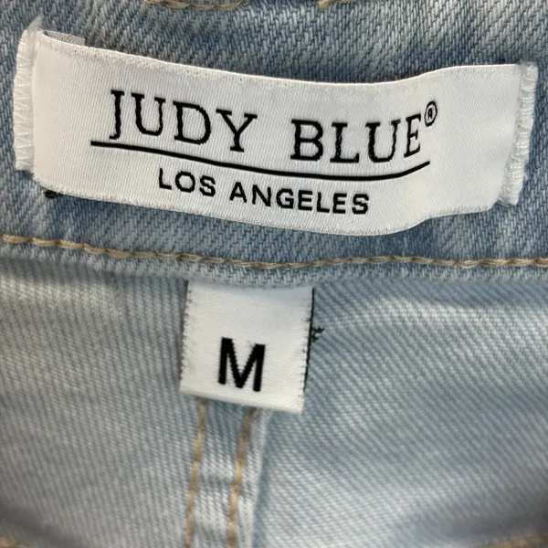 Judy‎ Blue Womens M Shorts Aztec Pockets Peek Patches Cuffed High Rise JB150137 - Image 7
