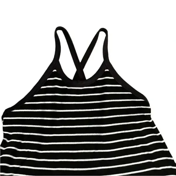 Anthropologie Saturday Sunday Navy White Stripes Crew Neck Dress SZ S - Image 2
