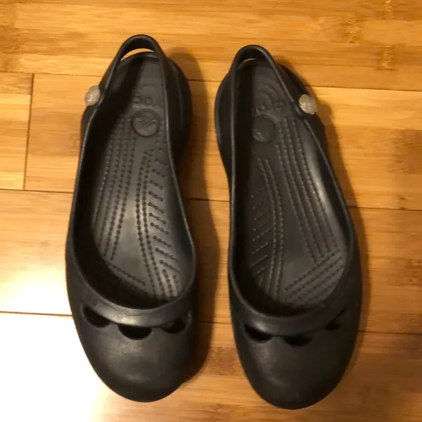Crocs Jayna Women's Ballet Flats Black Size 8 - Image 2