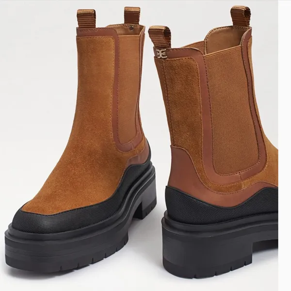 Sam Edelman Tan and Black Lulia Boots - Image 7