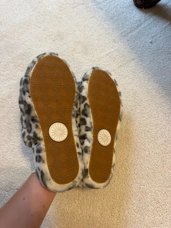 UGG FLUFF YEAH leopard print slippers - Image 6