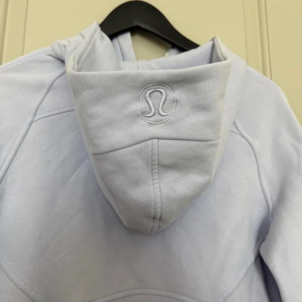 Lululemon Scuba Oversized Full Zip Hoodie - Pastel Blue - XS/S - Image 4