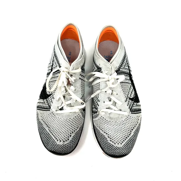 Nike‎ Size 6.5 Sneakers White Black Free TR Flyknit Running Exercise Jogging - Image 2