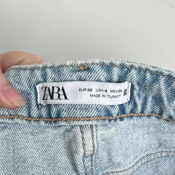 Zara Women's Denim Jeans Size 4 - Image 4