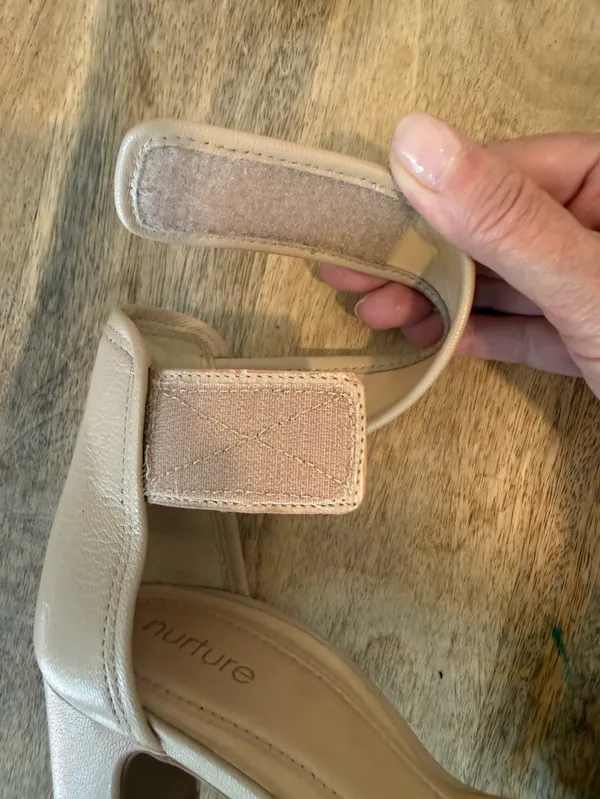 Nurture by Lamaze Leila Block Heel Sandal Nude Blush Leather Size 7.5 - Image 9