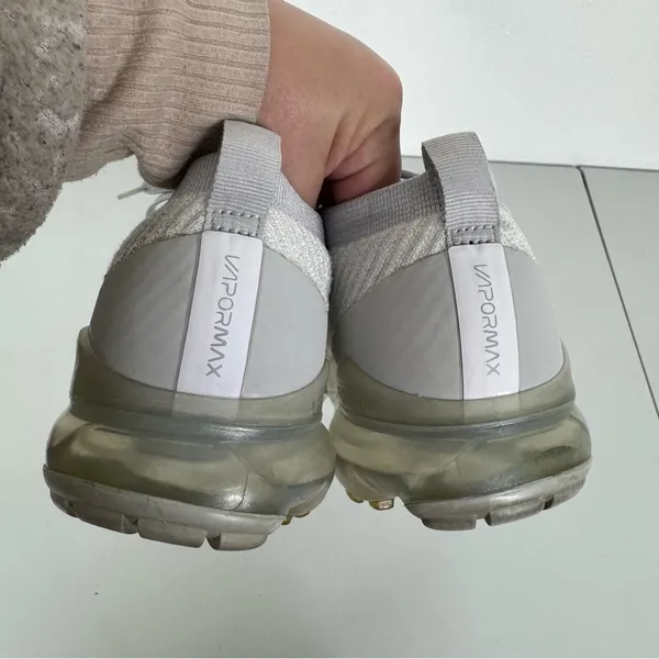 Nike Air Vapormax Flyknit 3 Pure‎ Platinum Shoes Size 8 - Image 6