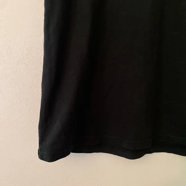 Standard James Perse Black V-neck T-Shirt Short Sleeve Tee Cotton size 1 / Small - Image 4