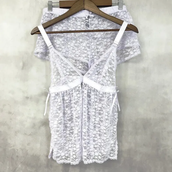 Rachel Roy Lace Cami Shorts Lingerie Set Women XL Pastel Floral Fairy Coquette‎ - Image 3