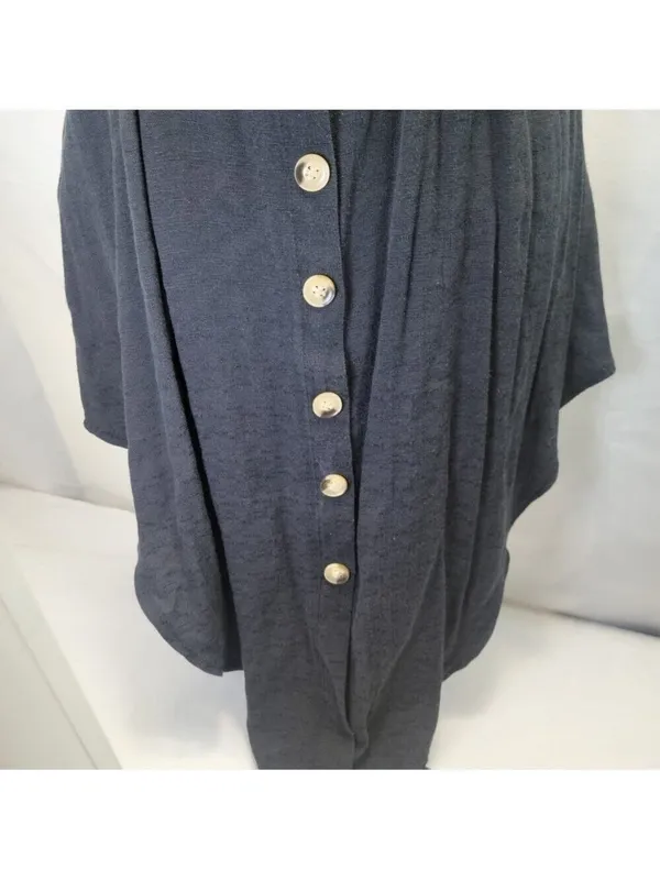Faux Button High Low Summer Dress Medium - Image 3