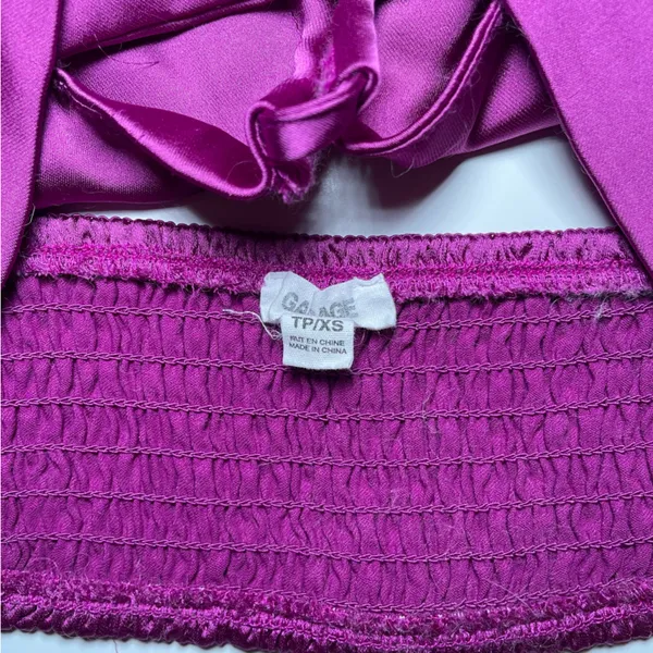 Garage Purple Halter Top - Image 2