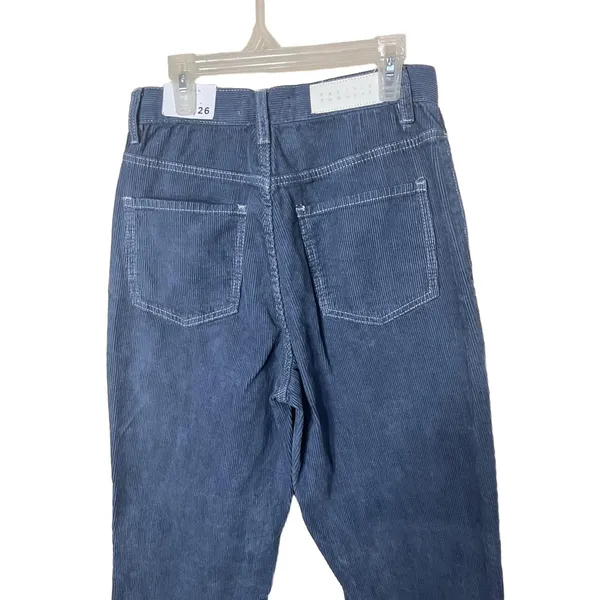 NWT Pacsun High Rise Bootcut Blue‎ Corduroy Jeans 26 - Image 6