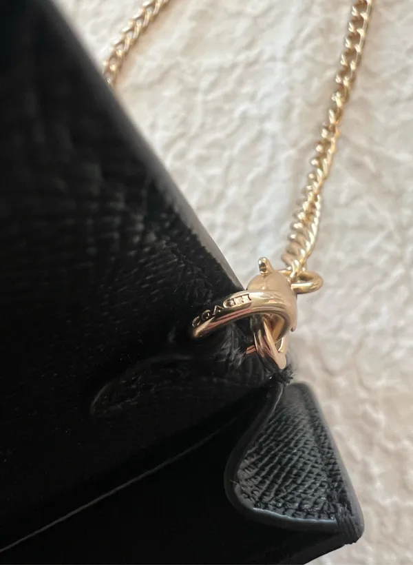 Coach Mini Wallet on Chain/Crossbody Purse - New! - Image 4