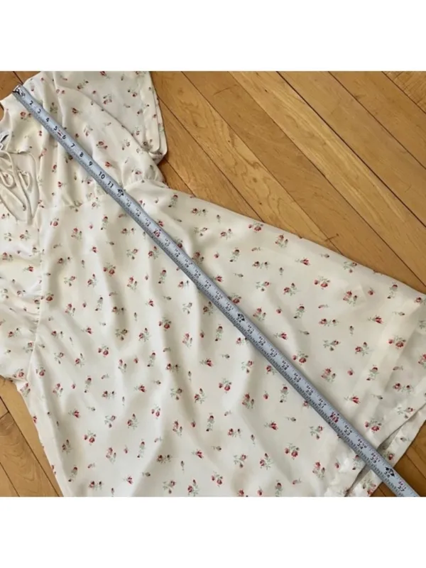 Love, Whit by Whitney Porter White Floral Dress size Large - Image 10