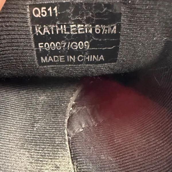 Coach Kathleen Sneaker Women 6.5M Black Grey Signature‎ C Monogram Y2K Retro - Image 7
