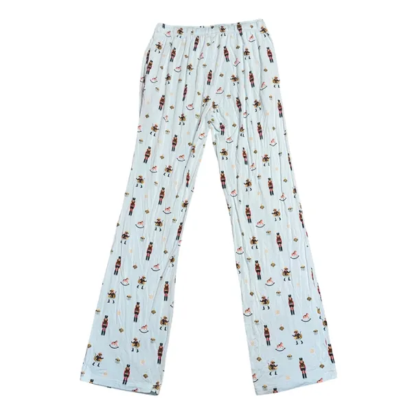 Kyte Baby Pajama Pants Womens S Blue Excellent Nutcracker Bamboo Holiday‎ Lounge - Image 4