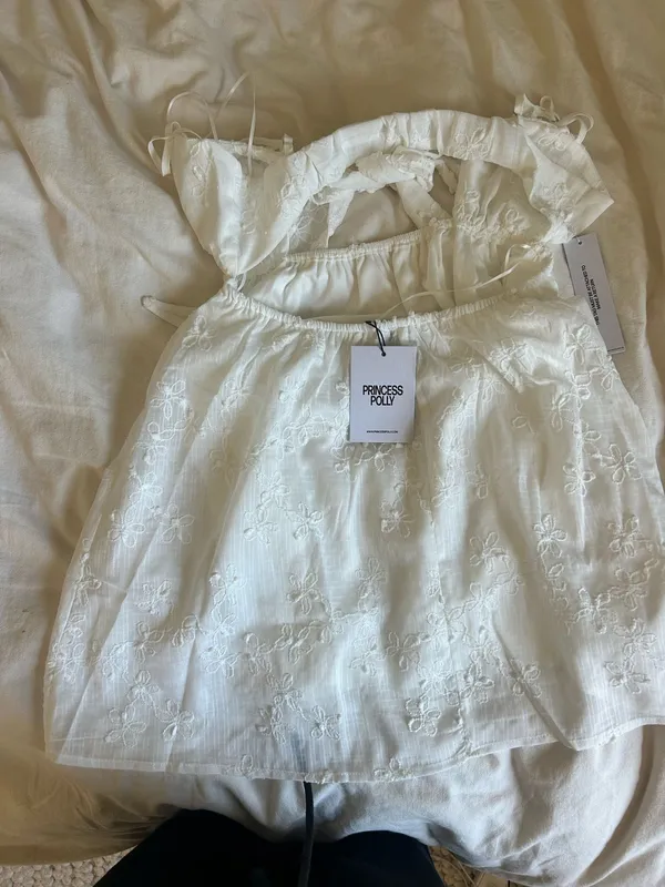 Princess Polly Dress Mini White - Image 4