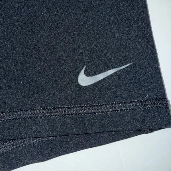 Nike Pro Women's Athletic Black Shorts spandex M medium dri fit - Image 2