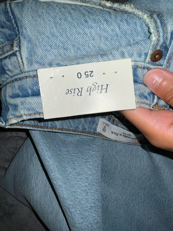 Abercrombie high-rise Jean Skirt - Image 3