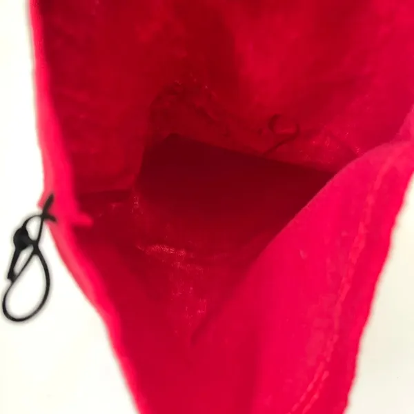 Christian Louboutin Red Drawstring Dust Bag 9"x14" - Image 3