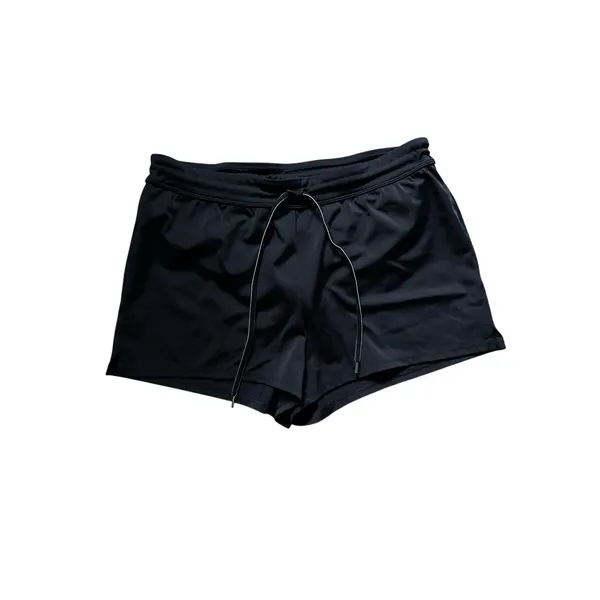 LANDS END Aqua Terra Swim Shorts w attached Bikini Panty Black Size 12 - Image 2