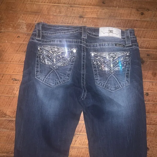 Miss Me western bling state fair festival size 27 skinny jeans - Image 3