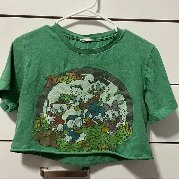 Disney Duck Tales Cropped T Shirt - Image 2