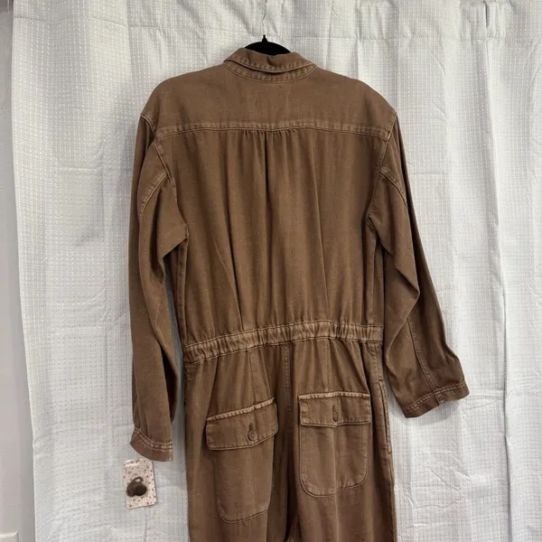 Free People Jumpsuit Size Medium We the Free Brown Coverall One Piece NWT - Image 5