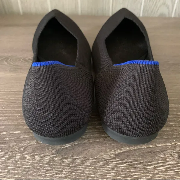 Rothy’s The Point II Washable Pointed Toe Ballerina Flats Black 9 - Image 2