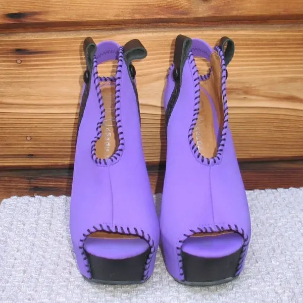 Jeffrey Campbell Kelsey Bootie Platform Shoes - Image 3
