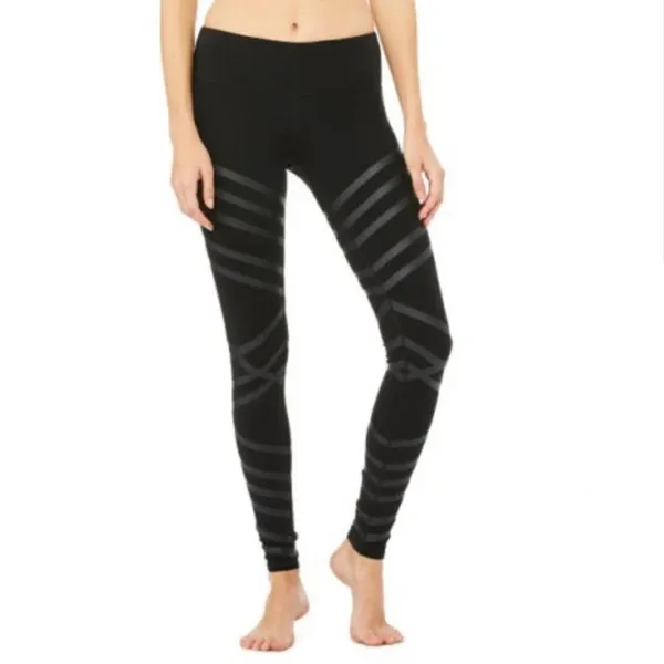 ALO YOGA | Lineal Airbrush Stripe Leggings- Size XS - Image 3