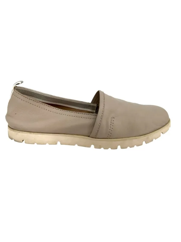 Kork-Ease Lillis Leather Slip-On Loafers Beige 7.5 Comfortable Casual Shoes - Image 2