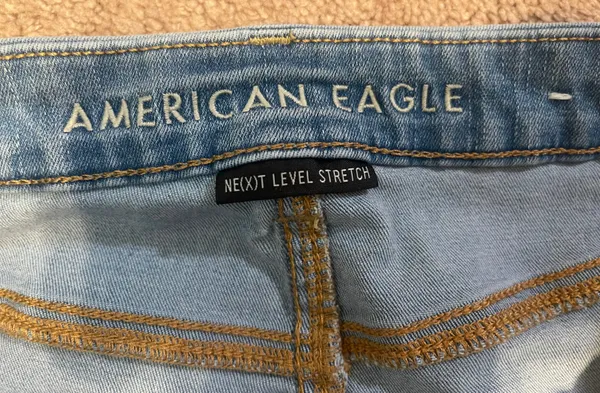 High Waist Jean Shorts - Image 3