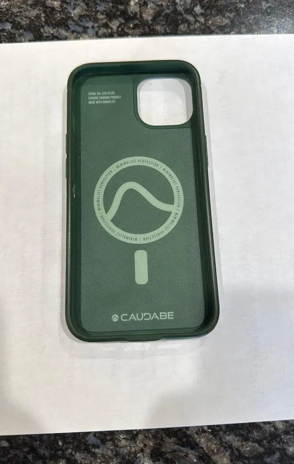 Caudabe iPhone 14 Phone Case Green - Image 2