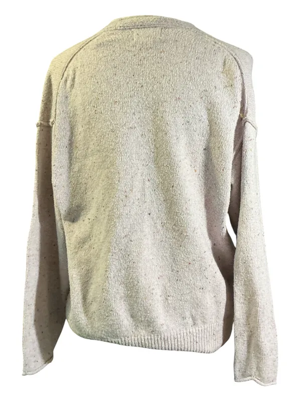 Universal Thread Womens Small Speckled Tweed Knit Cardigan V-Neck Button Front - Image 2
