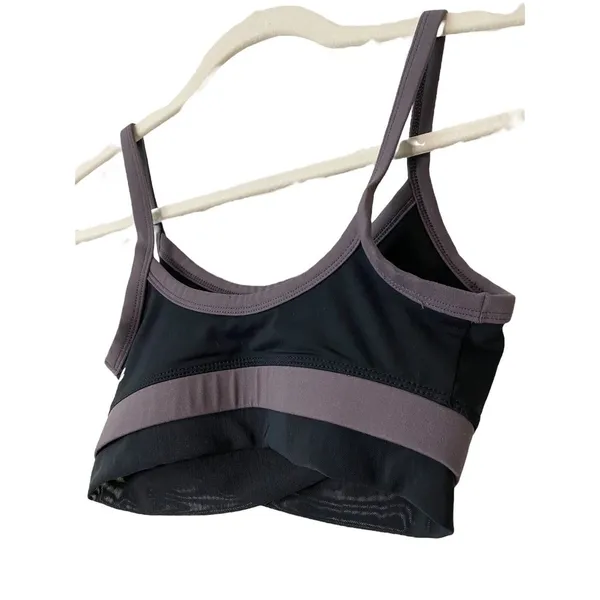 Fabletics Black Seamless Winn Medium Impact Sports Bra II Sports Bra‎ Sz XS - Image 4