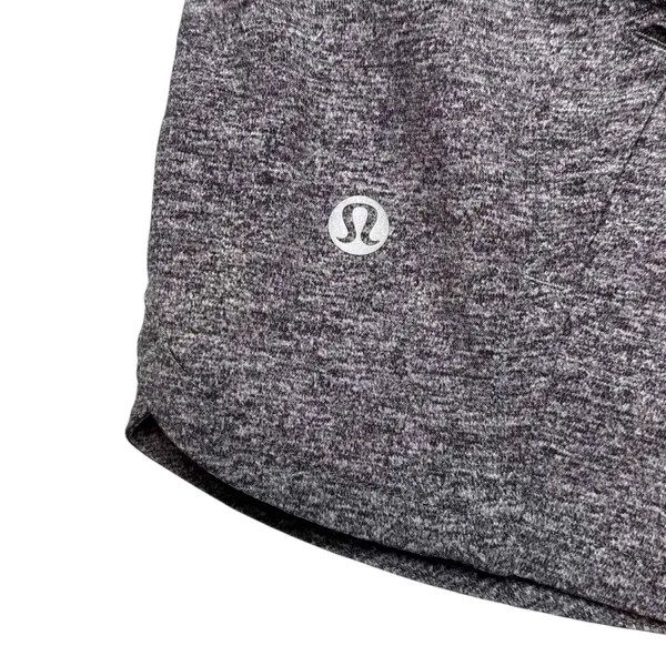 Lululemon Run Times Mid-Rise Short 4" Heather Lux Multi Black - Image 6