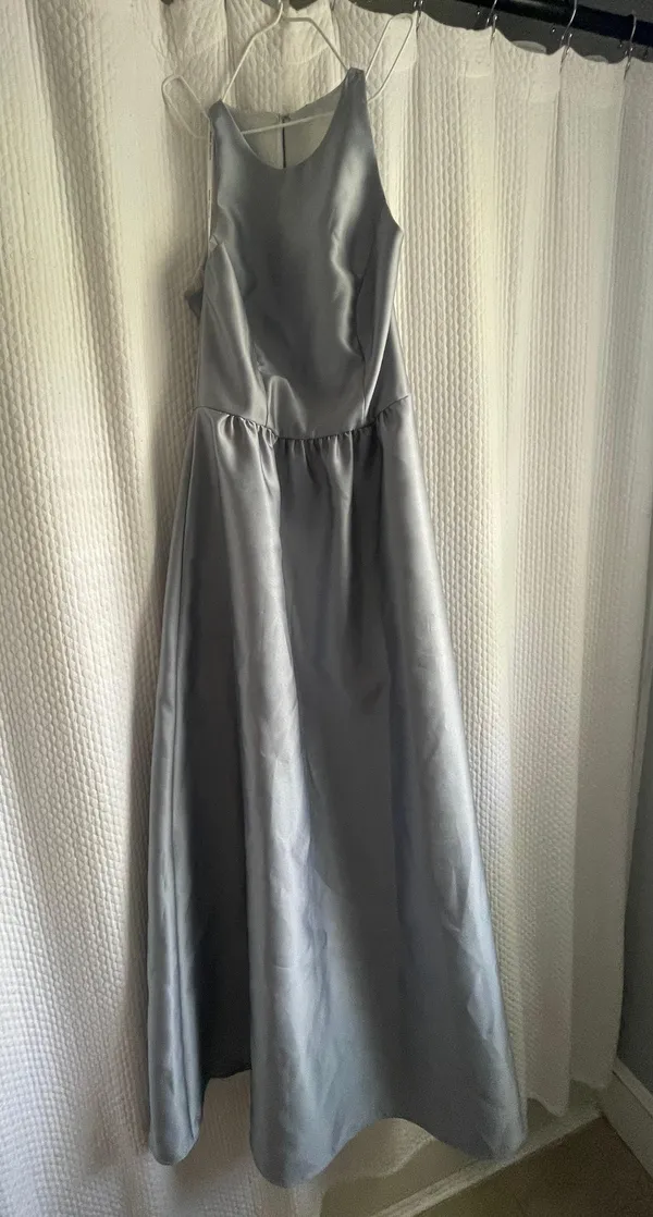 D707 Bridesmaid Dress Platinum - Image 2