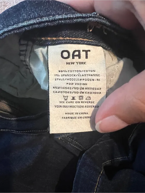Oat Dark Blue Women's Flared Jeans size 27 - Image 8