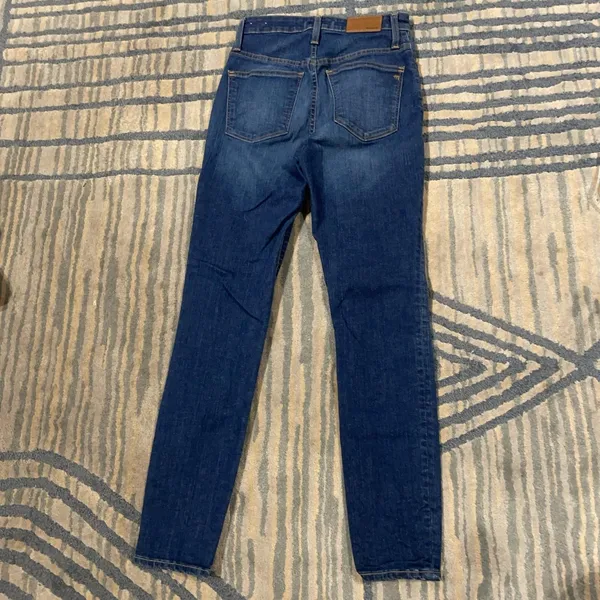 Madewell Curvy High-Rise Skinny Jeans Womens 27 Blue Medium Wash Stretch Denim - Image 6