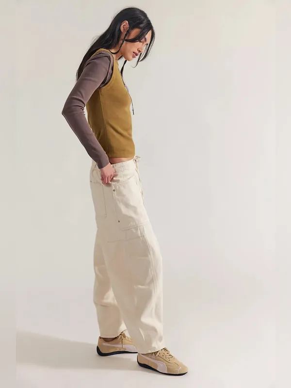 Free people Silverton Pull-On Barrel Jeans - Image 4