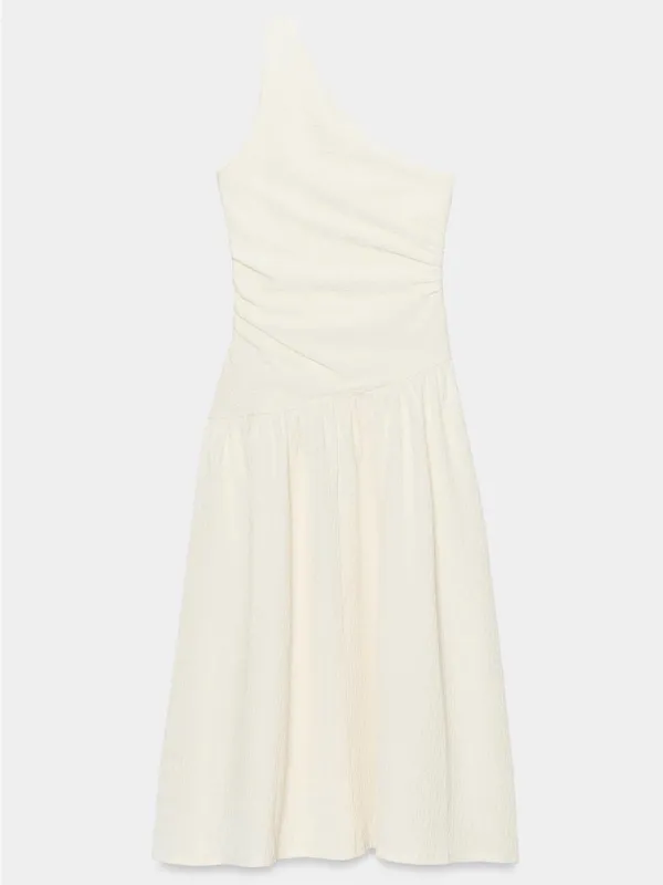 ZARA Asymmetrical Textured Dress - Image 7